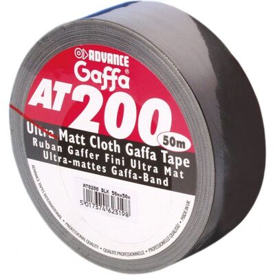 Advance Tapes 5805 Blk Gaffa Klebeband Matt Schwarz 50mm X 50m Advance Tapes 5805 Blk Gaffa Klebeband Matt Schwarz 50mm X 50m