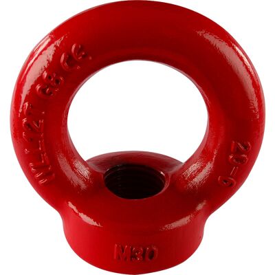 Riggatec Ringmutter Schwerlast M30, Rot 12,0 T Riggatec Ringmutter Schwerlast M30, Rot 12,0 T
