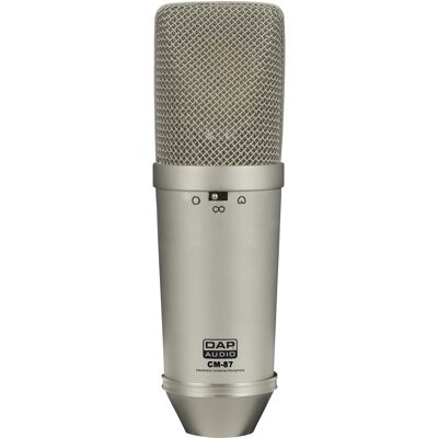 DAP Audio Cm-87 Großmembran-Fet-Kondensator-Studiomikrofon DAP Audio Cm-87 Großmembran-Fet-Kondensator-Studiomikrofon