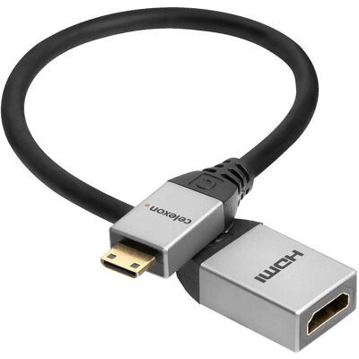 Celexon Mini Hdmi Auf Hdmi M/f Adapter Mit Ethernet - 2.0a/b 4k 0,25m - Professional Line Celexon Mini Hdmi Auf Hdmi M/f Adapter Mit Ethernet - 2.0a/b 4k 0,25m - Professional Line
