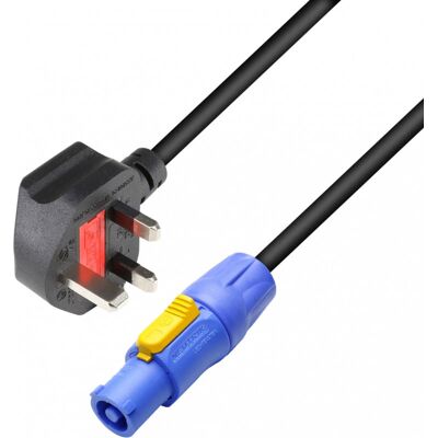 Adam Hall Cables 8101 Pcon 0150 Gb Netzkabel Bs1363/a Powercon 1,5mm² 1,5m Adam Hall Cables 8101 Pcon 0150 Gb Netzkabel Bs1363/a Powercon 1,5mm² 1,5m
