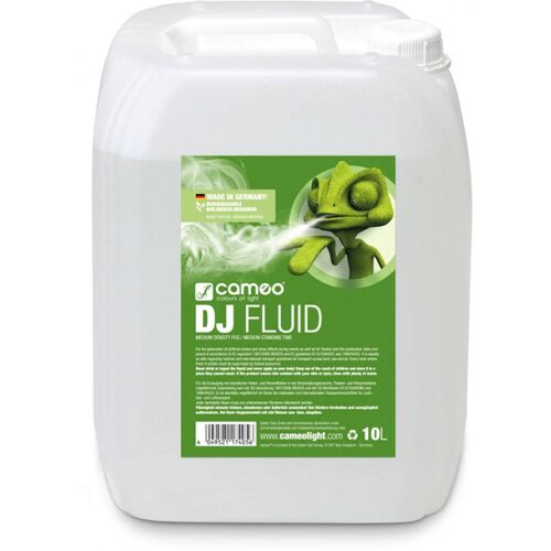 Cameo DJ FLUID 10L Nebelfluid mit mittlerer Dichte und mittlerer Standzeit