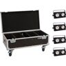 EuroLite Set 4x Audience Blinder 2x100w Led Cob Ww + Case