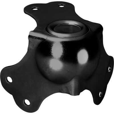 Adam Hall Hardware 4102 Blk - Große Kugelecke Mit Mulde Galvanisiert, Schwarz Adam Hall Hardware 4102 Blk - Große Kugelecke Mit Mulde Galvanisiert, Schwarz