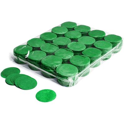 MagicFX Magic Fx Slowfall Konfetti Rund Ø 55mm - Dunkelgrün 1kg MagicFX Magic Fx Slowfall Konfetti Rund Ø 55mm - Dunkelgrün 1kg