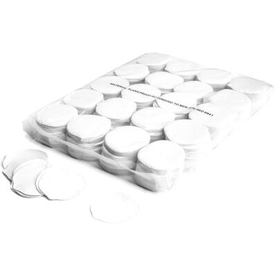 MagicFX Magic Fx Slowfall Konfetti Rosenblattförmig Ø 55mm - Weiß 1kg MagicFX Magic Fx Slowfall Konfetti Rosenblattförmig Ø 55mm - Weiß 1kg