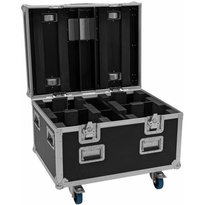 Roadinger Flightcase TMH-X4 - Koffer für LED-Leuchten Roadinger Flightcase TMH-X4 - Koffer für LED-Leuchten