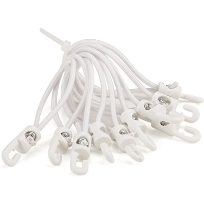 Riggatec Spannfix 4mm Weiß - Gummibänder für Befestigungen Riggatec Spannfix 4mm Weiß - Gummibänder für Befestigungen