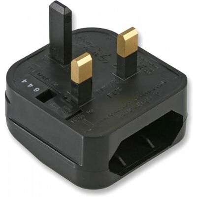 Adam Hall Cables Ksf Cp Wandlerstecker Euro/uk Schwarz 5 A Adam Hall Cables Ksf Cp Wandlerstecker Euro/uk Schwarz 5 A