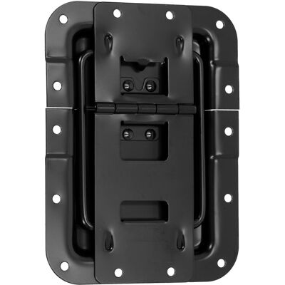 Adam Hall Hardware 270836 Blk - Deckelfeststellscharnier Groß Gestuft, Schwarz Adam Hall Hardware 270836 Blk - Deckelfeststellscharnier Groß Gestuft, Schwarz
