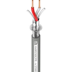 Adam Hall Cables 4 Star M 250 Cpr - Mikrofonkabel 2 X 0,50 Mm² Indoor Installationskabel Lszh