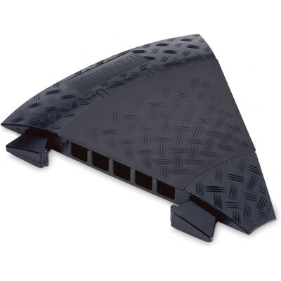 Defender Midi C Blk - 45° Biegung Für Kabelbrücken 5 Kanäle, Schwarz Defender Midi C Blk - 45° Biegung Für Kabelbrücken 5 Kanäle, Schwarz