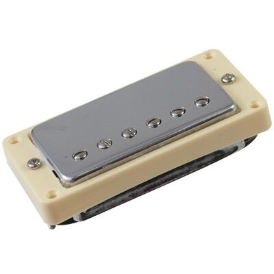 Dimavery Humbucker Mit Silberkappe Und Rahmen Dimavery Humbucker Mit Silberkappe Und Rahmen