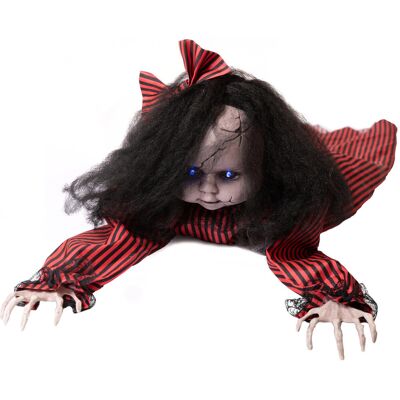 Europalms Halloween Figur Kriechend Mathilda, Animiert, 110cm Europalms Halloween Figur Kriechend Mathilda, Animiert, 110cm