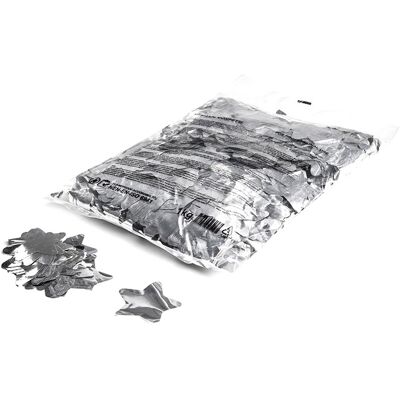 MagicFX Magic Fx Metallic Konfetti Sternförmig Ø55mm - Silber 1kg MagicFX Magic Fx Metallic Konfetti Sternförmig Ø55mm - Silber 1kg