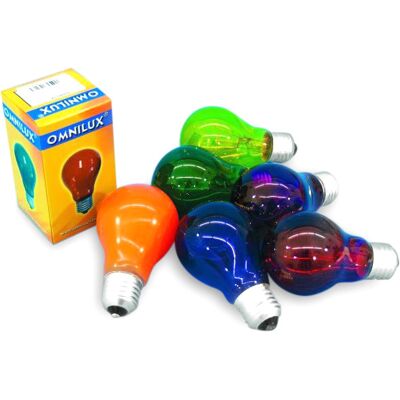Omnilux A19 230V/40W E27 blau - Glühbirne Omnilux A19 230V/40W E27 blau - Glühbirne