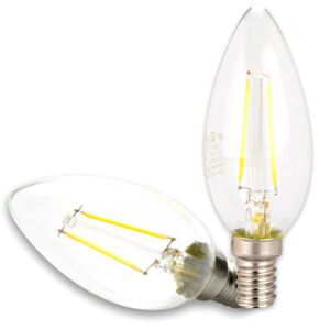 Isoled E14 Led Kerze, 2w, Klar, Warmweiß, Dimmbar