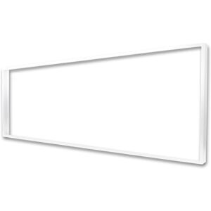 Isoled Aufbaurahmen Weiß Ral 9016, Höhe 7cm, Für Led Panels 308x1245, Steckbare Schnellmontage