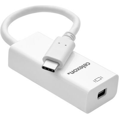 Celexon Usb-C Auf Mini Displayport M/f Adapter, Weiß Celexon Usb-C Auf Mini Displayport M/f Adapter, Weiß