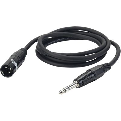 DAP Audio Fl04 – Symmetrischer Xlr/m 3p-Stecker Auf Stereo-Klinke, 3 M DAP Audio Fl04 – Symmetrischer Xlr/m 3p-Stecker Auf Stereo-Klinke, 3 M