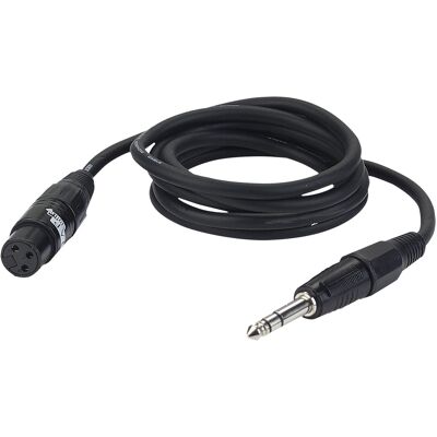 DAP Audio Fl03 – Symmetrischer Xlr/f 3p-Stecker Auf Stereo-Klinke, 6 M DAP Audio Fl03 – Symmetrischer Xlr/f 3p-Stecker Auf Stereo-Klinke, 6 M