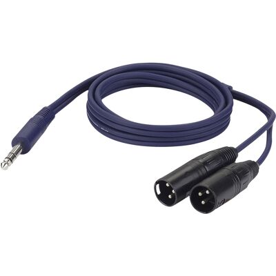 DAP Audio Fl36 – 2 X Symmetrischer Xlr-3-Pin-Stecker Auf Stereo-Klinke, 1,5 M DAP Audio Fl36 – 2 X Symmetrischer Xlr-3-Pin-Stecker Auf Stereo-Klinke, 1,5 M