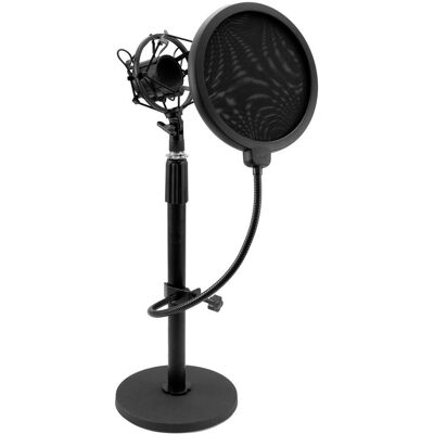 Omnitronic Msp-1 Mikrofonständer Mit Spinne Und Popfilter Omnitronic Msp-1 Mikrofonständer Mit Spinne Und Popfilter