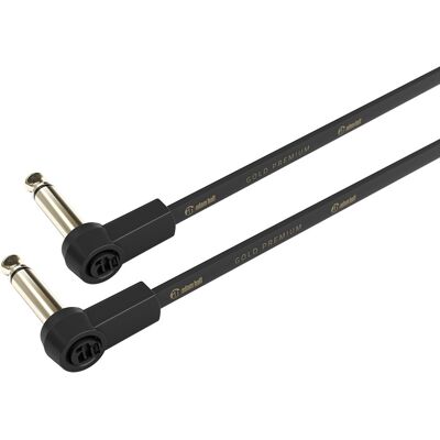 Adam Hall Cables K4 Irr 0060 Flm - Flaches Audiokabel, 6,3 Mm Mono-Goldstecker, 0,6 M Adam Hall Cables K4 Irr 0060 Flm - Flaches Audiokabel, 6,3 Mm Mono-Goldstecker, 0,6 M