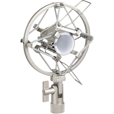 Showgear Mikrofonhalter 22-24 Mm 5/8 Gewinde – Stoßfest – Grau Showgear Mikrofonhalter 22-24 Mm 5/8 Gewinde – Stoßfest – Grau