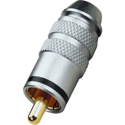 MONACOR T-711G/Sw - RCA Stecker - Gold - High-End MONACOR T-711G/Sw - RCA Stecker - Gold - High-End
