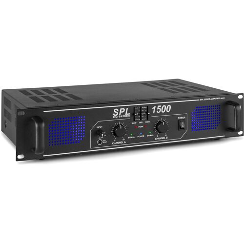 Skytec Spl 1500 Verstärker 2x 750w Eq