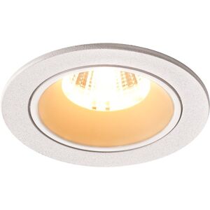 SLV NUMINOS® DL S, Indoor LED Deckeneinbauleuchte weiß/weiß 3000K 40° inkl. Blattfedern - Downlights