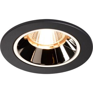 SLV NUMINOS - LED Deckeneinbauleuchte - Schwarz/Chrom - 8,6W, 690lm, 2700K, 40° SLV NUMINOS - LED Deckeneinbauleuchte - Schwarz/Chrom - 8,6W, 690lm, 2700K, 40°