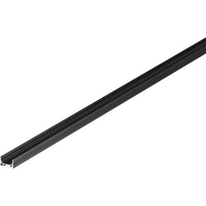 Slv Grazia 10, Aufbauprofil, Led, Flach, Gerillt, 2m, Schwarz - Led Profile Und Einbauprofile Slv Grazia 10, Aufbauprofil, Led, Flach, Gerillt, 2m, Schwarz - Led Profile Und Einbauprofile