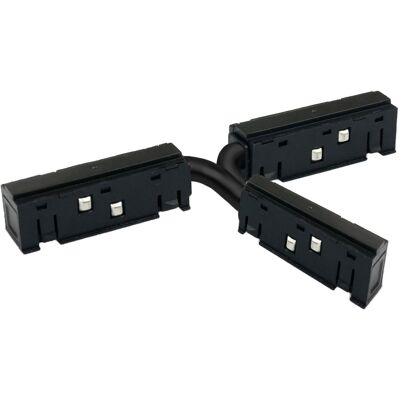 ISOLED - Track48 T-Connector - Schwarz - 4-polig - T-Connector ISOLED - Track48 T-Connector - Schwarz - 4-polig - T-Connector