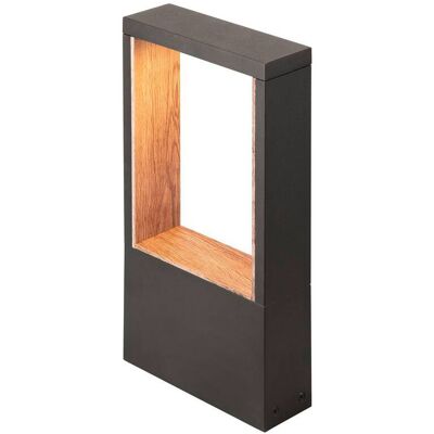 Slv Flatt Ii 36, Stehleuchte, Phase, 2700 K, Ip65, Quadratisch, Anthrazit / Braun - Stand-, Wand- Und Deckenleuchten (Outdoor) Slv Flatt Ii 36, Stehleuchte, Phase, 2700 K, Ip65, Quadratisch, Anthrazit / Braun - Stand-, Wand- Und Deckenleuchten (Outdoor)
