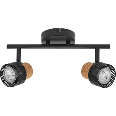 Ledvance Schwarze Kork Spot-Leuchte - Decken & Wandlampe Ledvance Schwarze Kork Spot-Leuchte - Decken & Wandlampe