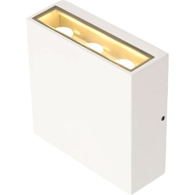 SLV Große Quad Up/Down Wandleuchte - LED IP54 Außen Weiß SLV Große Quad Up/Down Wandleuchte - LED IP54 Außen Weiß