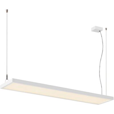 SLV BIG WHITE WORKLIGHT PRO 120 Pendelleuchte, 120cm, DALI, Touch, weiß SLV BIG WHITE WORKLIGHT PRO 120 Pendelleuchte, 120cm, DALI, Touch, weiß