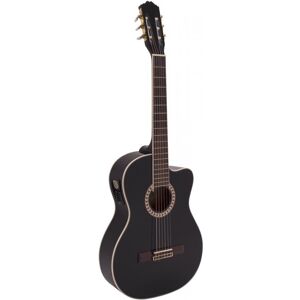 Dimavery Cn-600e Klassikgitarre, Schwarz