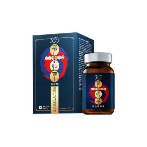 ASANA 360 Ginseng.Cordyceps Fungus Cultivation Capsules 60 pcs