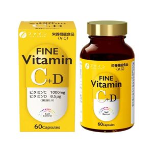 FINE JAPAN Fine Vitamin C+D 60 Capsules