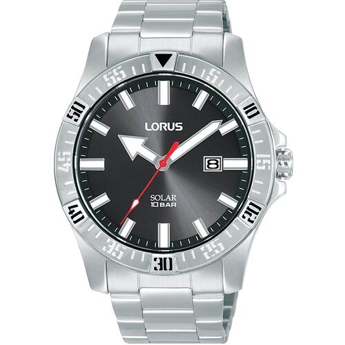 Lorus Herrenuhr Solar RX377AX9 Edelstahl