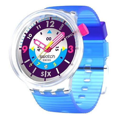 Swatch Unisexuhr 2509 SWATCH NEON SB01K400 Kunststoff