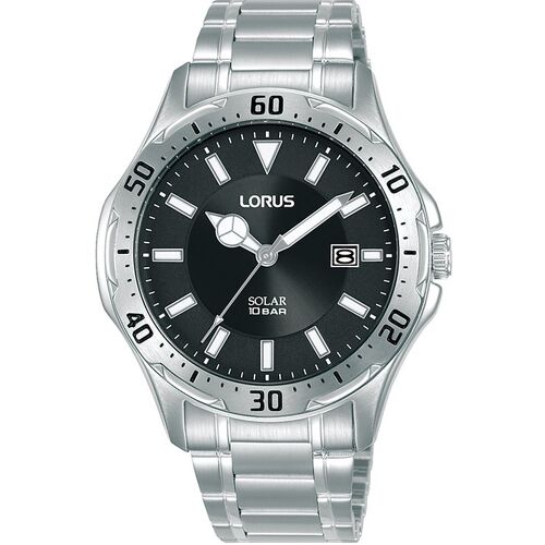 Lorus Herrenuhr Sports Solar RX395AX9 Edelstahl