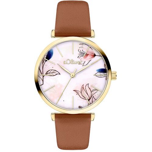 s.Oliver Damenuhr T-Bar SO-4495-LQ Metall