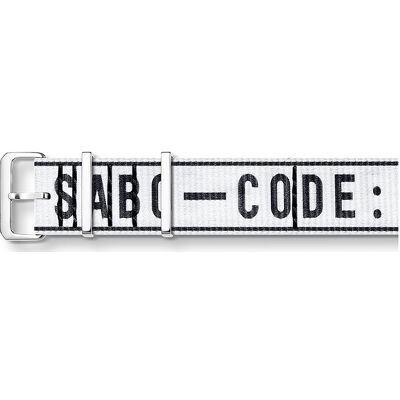 Thomas Sabo Textilband ZWA0319-276-25-20 mm Edelstahl Thomas Sabo Textilband ZWA0319-276-25-20 mm Edelstahl