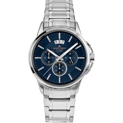 Jacques Lemans Chronograph Classic 1-1542I Edelstahl Jacques Lemans Chronograph Classic 1-1542I Edelstahl