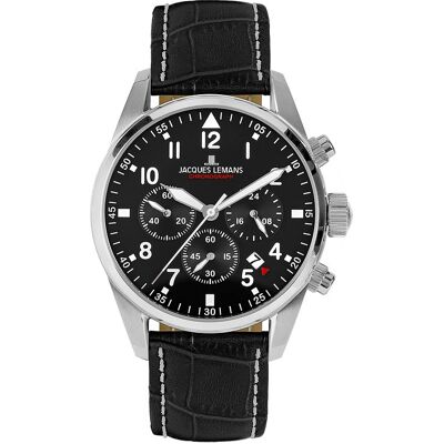 Jacques Lemans Chronograph Barcelona 42-2A Edelstahl Jacques Lemans Chronograph Barcelona 42-2A Edelstahl