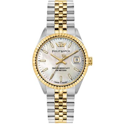 Philip Watch Damenuhr Caribe Urban 35mm R8253597675 Messing Philip Watch Damenuhr Caribe Urban 35mm R8253597675 Messing